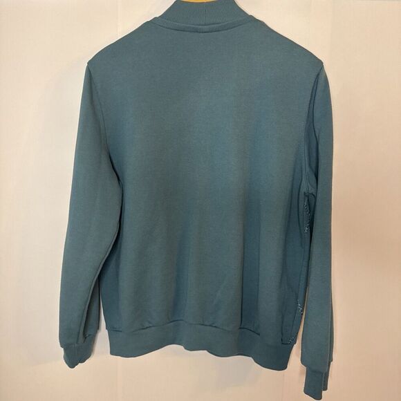 Vintage Alfred Dunner Blue‎ Velvet Top Sweatshirt Med Cat Grandmacore Argyle - Picture 10 of 10
